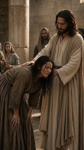 Jesus Heals a Woman Bound by an Evil Spirit for 18 Years | Bible Hymn | Bible Film