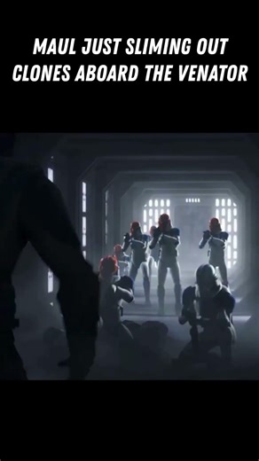 Maul casually sliming out some clones- #starwars #clonewars #darthmaul