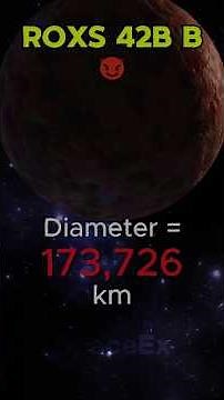 ROXs 42Bb vs Planets | Size Comparison