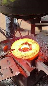 Inside the factory Extreme Forging Process | Glowing Steel Under Heavy Hammers #process #forging