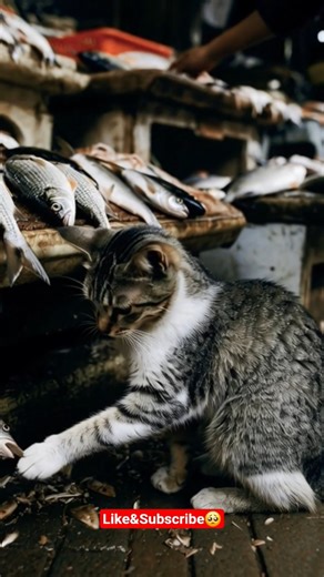 Hungry Cat 😢 #cat #sickcat #hungry #survival #funnycats