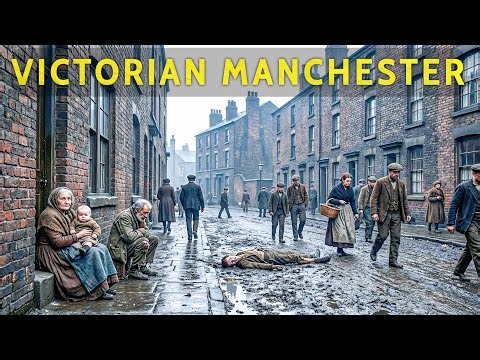 A Real Journey to Victorian Manchester: Slums, Poverty and Drink (AI Reconstruction)