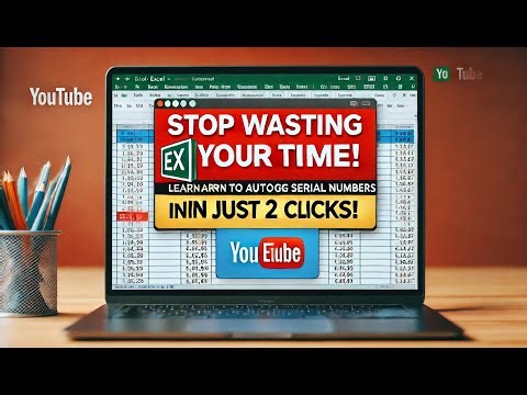 How to Insert Entire Columns & Auto-Generate Serial Numbers in Excel.
