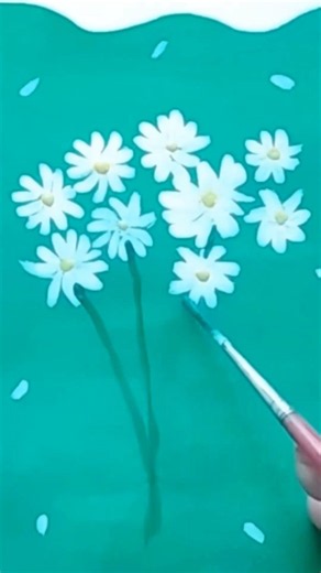 Tiny flowers, little moments of happiness 🌼🌿✨ #art #shorts #aesthetic #painting #trending #artist