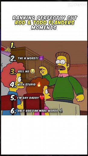 Ranking perfectly cut Rod and Todd Flanders moments #thesimpsons ￼ (NOT MINE)