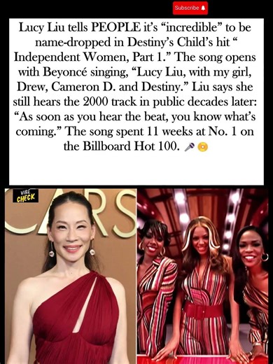 Lucy Liu Reflects on Destiny’s Child Name Drop in “Independent Women, Part 1.“You’re Part of History