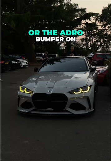 Do you prefer the stock or adro bumper on the G82 M4? 😍 #carpeopleoftiktok #g82m4 #bmwm4 #carmods #germancars