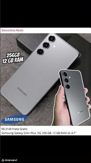 Samsung Galaxy S24 Plus, 5G, 256 GB, 12 GB AI, 6.7"
