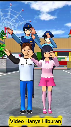 Family Yuta Mio Berganti Costume in Sakura School Simulator