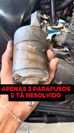 FAZER 250 - Removing the Starter Motor (Technique without removing the tensioner)