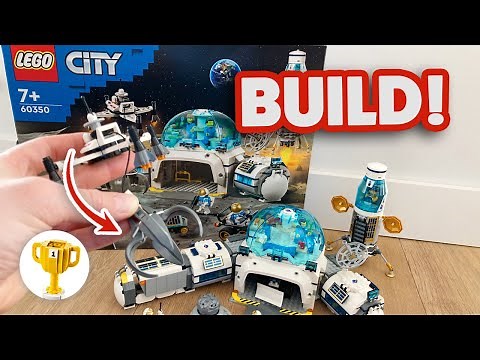 LEGO City Space Lunar Research Base 60350 Speed Build, Review | Inspired by NASA, new in 2022