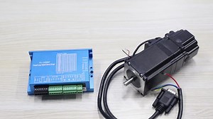4 Sets Nema 34 Easy Servo Motor Kit 8N.m Nema 34 Stepper Motor and Stepper Motor Driver HSS86 3m Cable for CNC