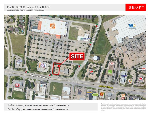 2205 Lakeview Pky, Rowlett, TX 75088 - Rowlett Pad Site Available | LoopNet
