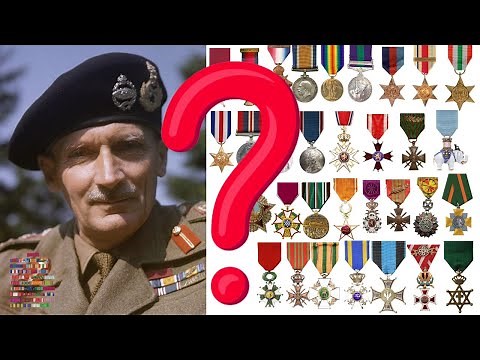 What Were Field Marshal Montgomery's Medals?