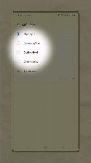 How to change all fonts on a Samsung phone.