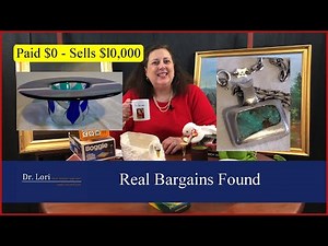 Real Bargains Found | Unusual Glass, Tiffany Jewelry, Porcelain, Silver & Mercari Finds by Dr. Lori