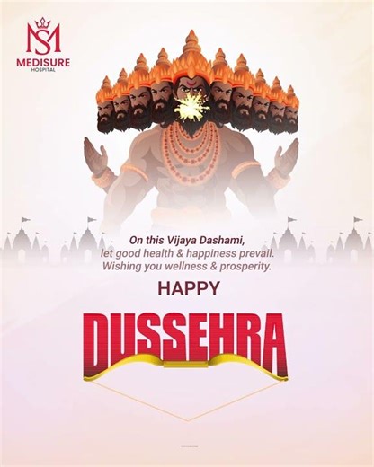 Wishing You Health, Happiness & Prosperity This Vijaya Dashami | MEDISURE HOSPITAL
