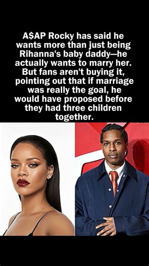 A$AP Rocky Says He Wants to Marry Rihanna #shorts #ASAPRocky #Rihanna #RockyAndRihanna #Celebrity