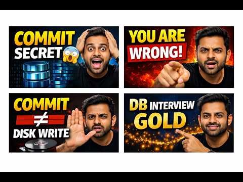 Oracle Transaction COMMIT Deep Dive | Undo vs Redo, SCN, LGWR (Interview Prep)