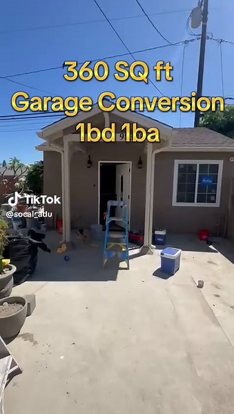 Outgrowning your home?! Need a place for an aging parent? The best deal on the market is your garage or backyard. DM today to see how you can add an ADU on your property!!! #passiveincome #adu #garageconversion #tinyhome @Vision ADU