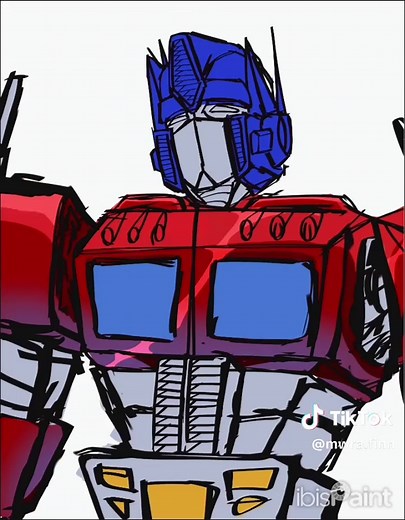 Optimus Prime Speedpaint: Transforming Art