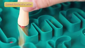 TOP BRIGHT Magnetic Letter Board - Alphabet Learning Montessori Toys, ABC Tracing Board with Magnetic Pen, Writing Practice for Toddlers, Learning Education Toys for 3 4 5 Years Old Preschool Kids