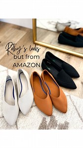 Who loves Rothy flats?! 🙋🏼‍♀️ I found the same looks on Amazon as low as $13 🤯🤯 machine washable! I ordered my TTS 7.5 and they all fit great! ✨comment LINK & I’ll send you the links! #shoestyle #workwear #ootd #shoelover #businesscasual #businessprofessional #professional #casualoutfit #flats #whattowear | Because Katie Keever Shared