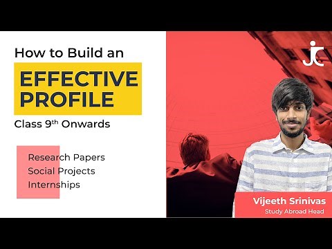 How to build an effective profile from class 9th onwards