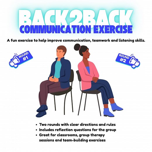 Back-to-back Communication Exercise | Interactive Communication & Team-building Activity - Etsy