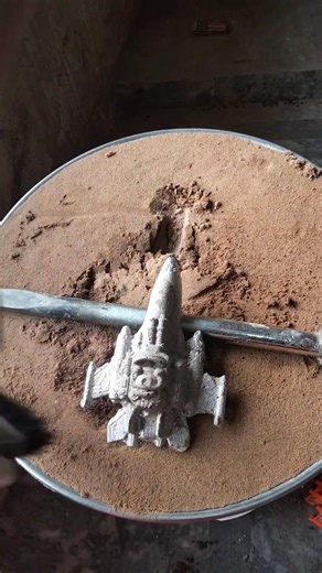 Experimental Sand Casting Fighter Jet Design #shorts