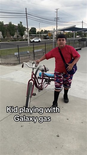 Kid Playing with Galaxy Gas: A Fun Exploration