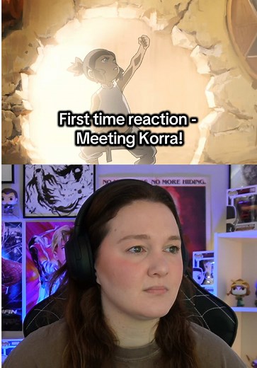 first time meeting Korra! (And Katara was there too!!! 🥹🙌🏻) #thelegendofkorra #avatarthelastairbender #korraavatar #tlok