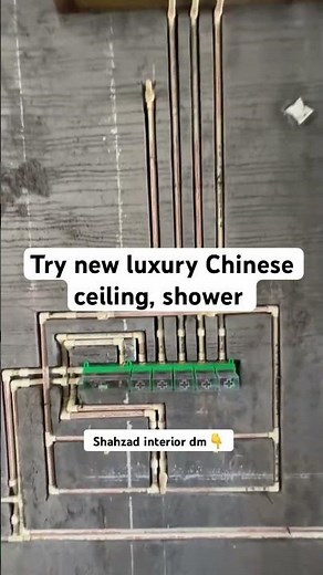 Luxury bathroom Chinese shower fitting design 🤩￼luxury ceiling shower designs #shower #bathroom
