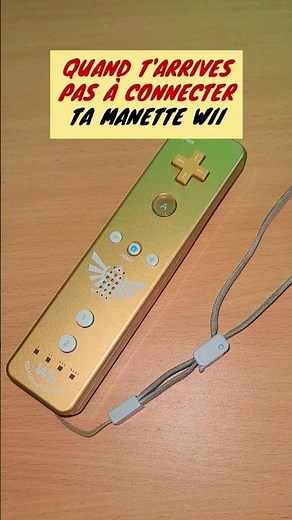 Quand t'arrives pas à connecter ta manette Wii... #nintendo #jeuvideo #nintendowii #retrogaming