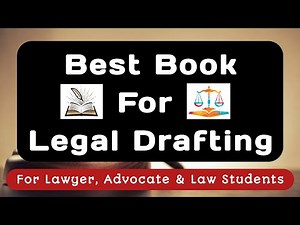 Best Book for Legal Drafting || How to learn legal Drafting | LLB | LLM | lawyer | advocate