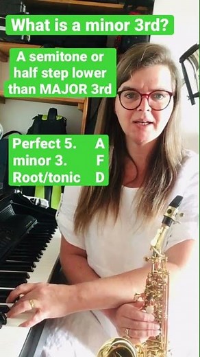 What is a minor 3rd? #intervals #jazztheory