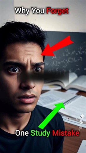 1 Study Mistake Makes You Forget Everything 😱
