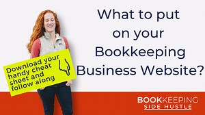 Extremely Simple Bookkeeping Business Website