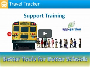 Travel Tracker Training - Support Training