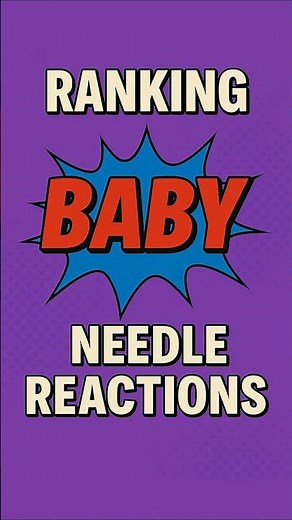 "What Really Happens: Top 5 Baby Needle Reactions Parents Must See" #funny #shorts