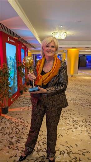 14K views · 235 reactions | We’re delighted to be joined by the Globe Travel Awards 2026, Outstanding Achievement winner Lynn Narraway! With a distinguished career spanning 30 years and now of course at the helm of the UK arm of Seabourn, Lynn continues to exude passion and represent the wider sector with distinction. Lynn is loved by the many trade partners and members of her team that she has nurtured. Congratulations, a truly-deserving recipient! | Travel Weekly UK | Facebook