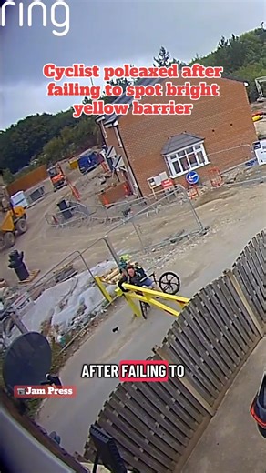 The crash was captured on a Ring security camera in Sheffield | Daily Star