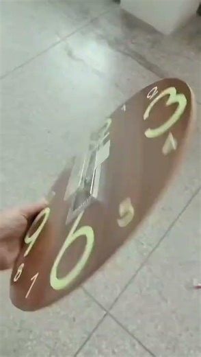 Natural Wood Style Number Wall Clock | Simple, Modern & Timeless #wallclockmanufacturer #clock