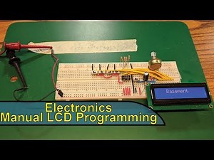 Electronics - Manual LCD Programming