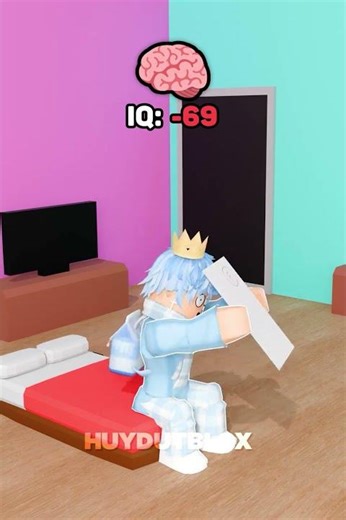 Best Way to Game at Home🎮🤣 #huydutblox #roblox