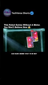 This Robot Swims Without A Motor. You Won’t Believe How!😱#shorts#engineering