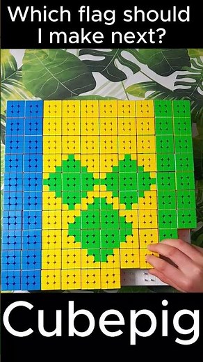 Making St Vincent and the Grenadines🇻🇨out of Rubik's cubes before GTA6(official trailer)!#satisfying