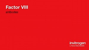 Factor VIII antibodies from Thermo Fisher Scientific