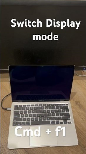 How to Connect a MacBook to an External Monitor / Change MacBook Display Mode #macbook #macbookm1