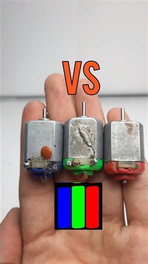color dc motor test 12V ☠️‼️
